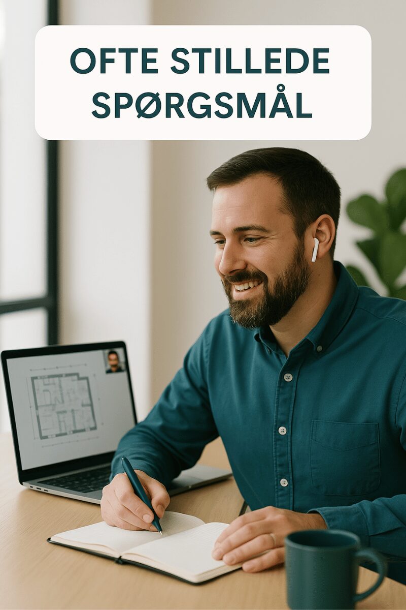 Online videomøde ofte stillede spørgsmål til projektbeskrivelse