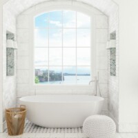 Moderne badeværelse